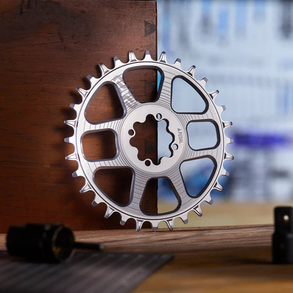 チェーンリング】e*thirteen Helix Race 8ボルト Chainring 34T SILVER