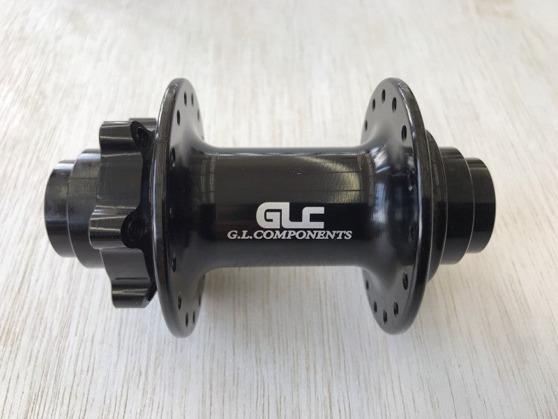 GLcomponents フロントハブ 20mmX110mm 32H ブラック 軽量!高