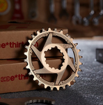 【チェーンリング】e*thirteen Helix Race 3-Bolt Direct Mount Chainring 34T ブロンズ(SRAM® crank compatible)＜＜送料無料＞＞