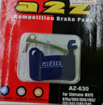 【ブレーキパッド】A2Z　オーガニック　シマノ　BR-M975/975P/966/965/800/776/775/765/665/596/595/585/545/535/T665/T605/601/515/R505/S501/S500